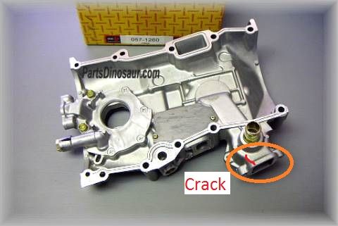 Leaking coolant - Front Timing Cover by heater hose connector | Nissan